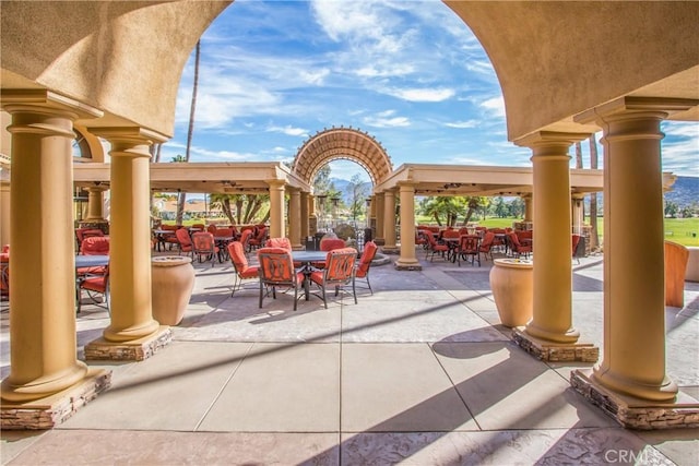 view of patio