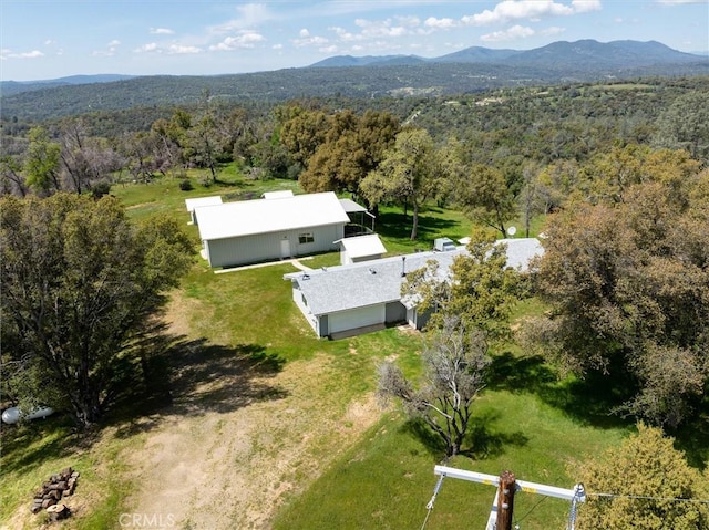 31188 Tera Tera Ranch Rd, North Fork, CA 93643 - aerial view of property and surrounding area featuring mountains
