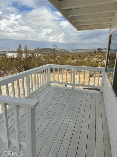 view of deck