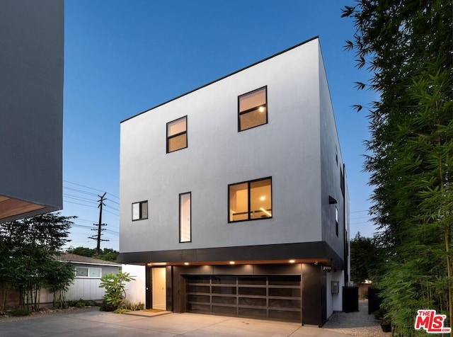 view of contemporary home