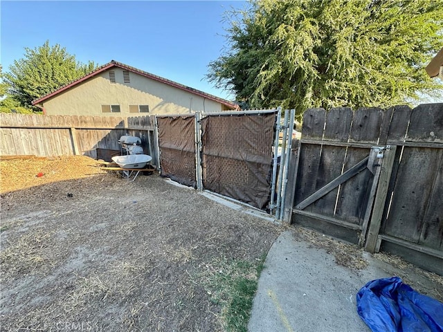 view of gate