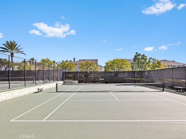 view of sport court with basketball court