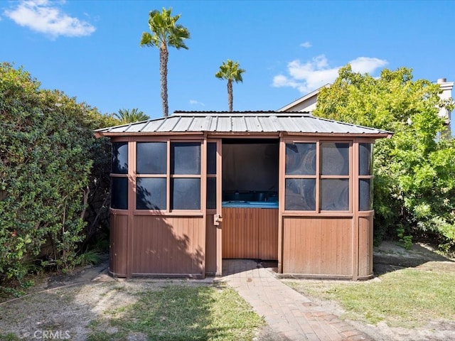 view of outbuilding