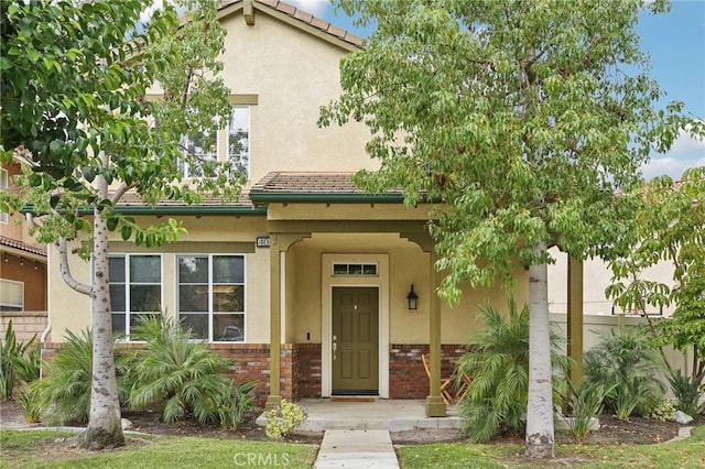 view of front of home