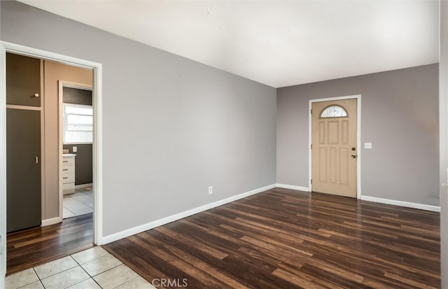 foyer featuring hardwood / wood-style flooring