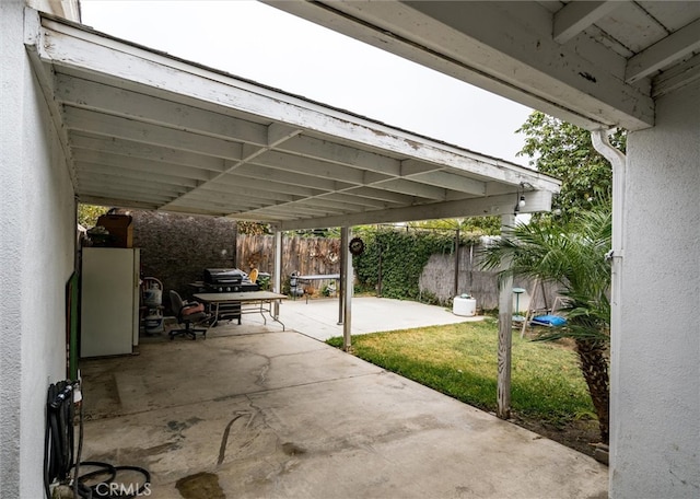 view of patio