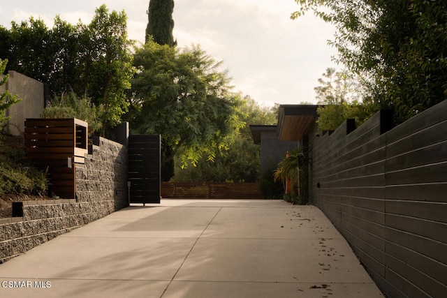 exterior space with a patio