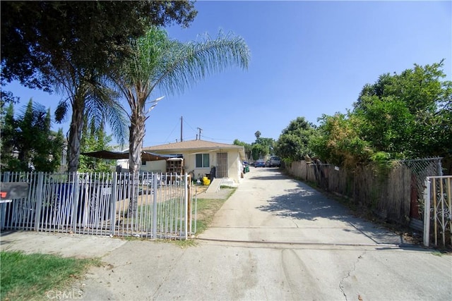 view of front of home