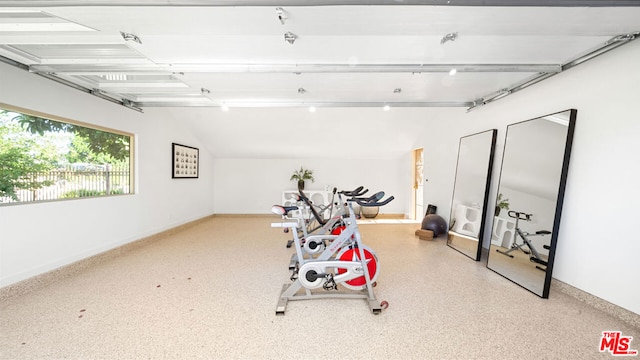 view of exercise room