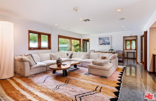 view of living room