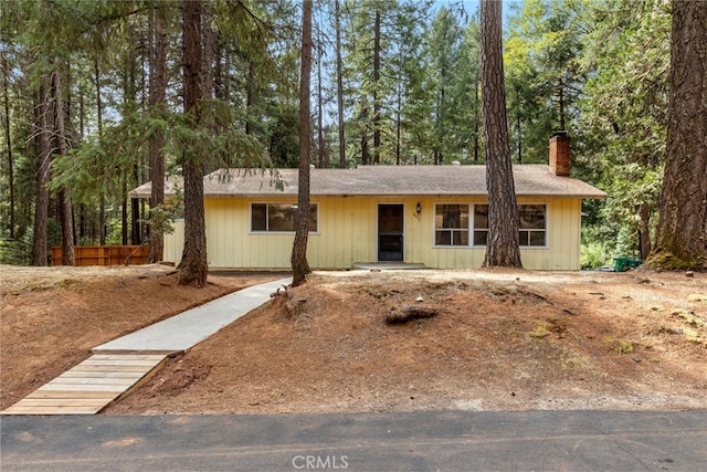 view of ranch-style house