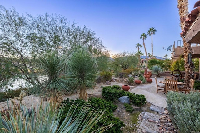 view of home's community with a patio