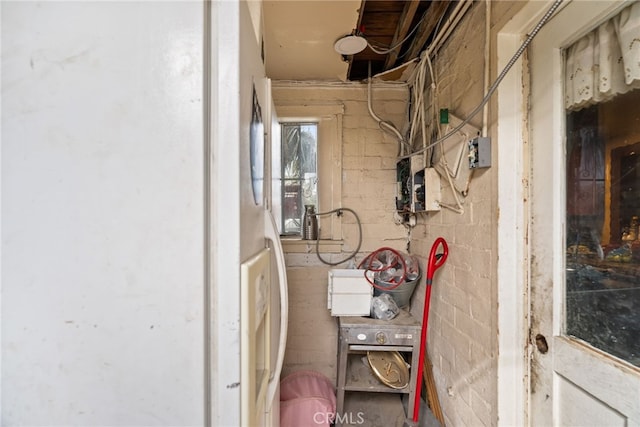 view of utility room