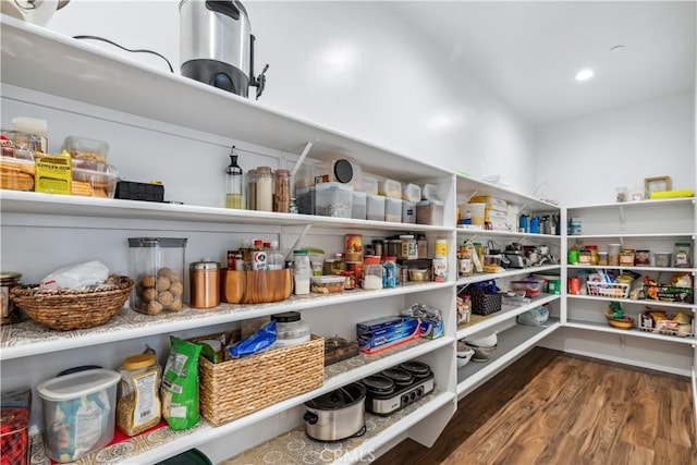 view of pantry