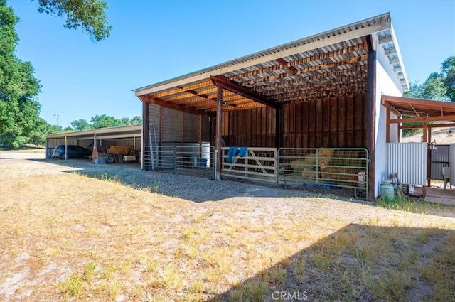 view of stable