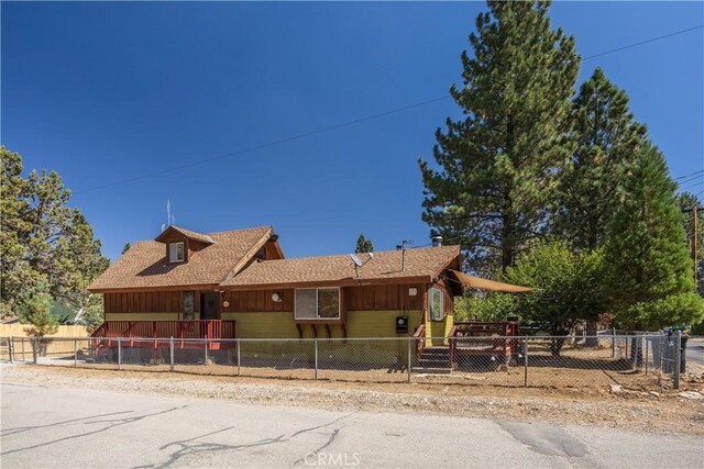 view of ranch-style home