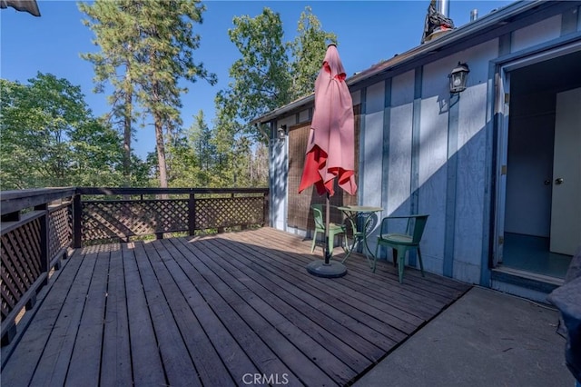 view of deck