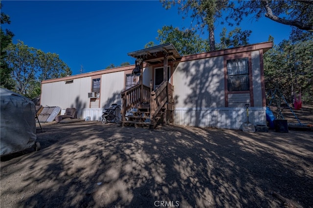 view of rear view of property