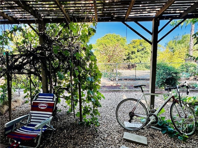 27358 Comwell St, Menifee, CA 92586 - view of yard with fence and a pergola