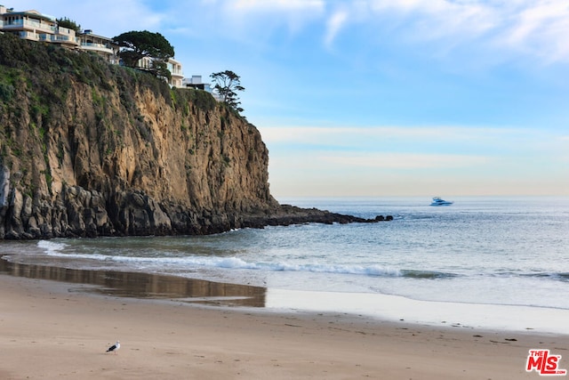 water view with a beach view