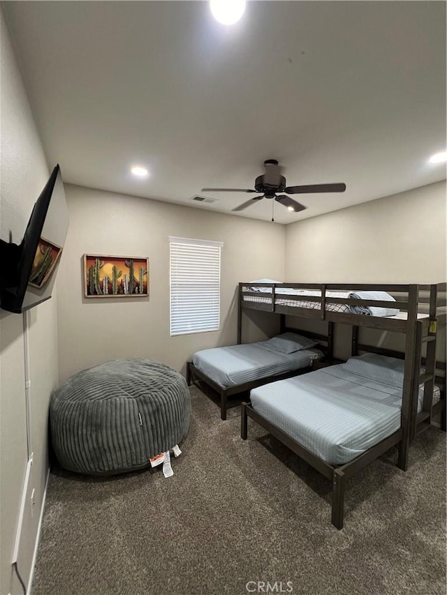 41097 Maiden Ct, Indio, CA 92203 - carpeted bedroom featuring recessed lighting and a ceiling fan