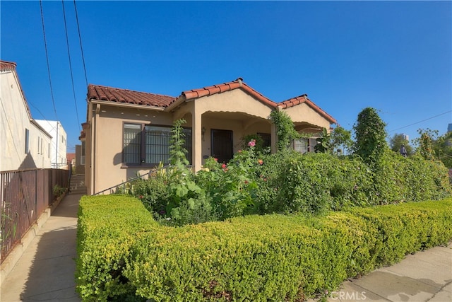 view of mediterranean / spanish home