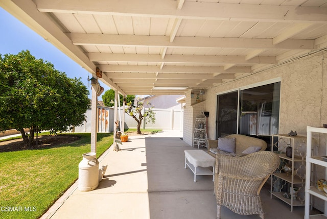 view of patio