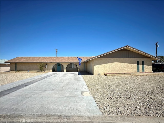 view of ranch-style house