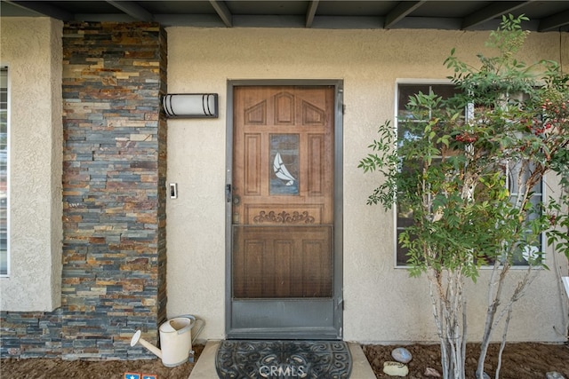 view of property entrance