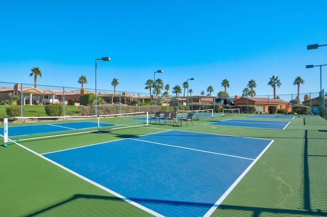 view of sport court with basketball court