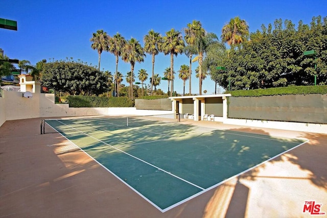 view of sport court