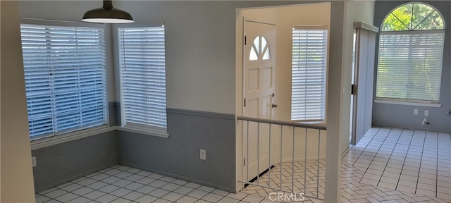 view of tiled entryway