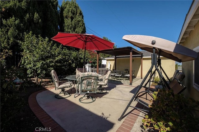 view of patio