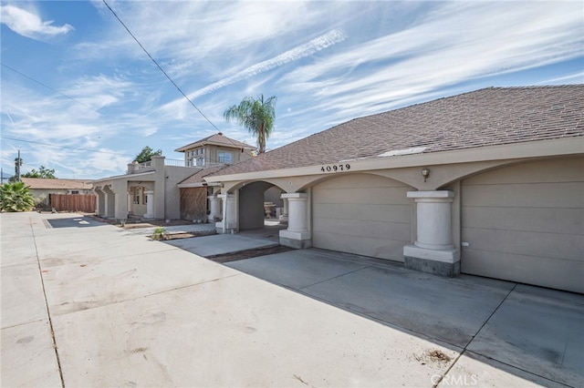 view of front of home