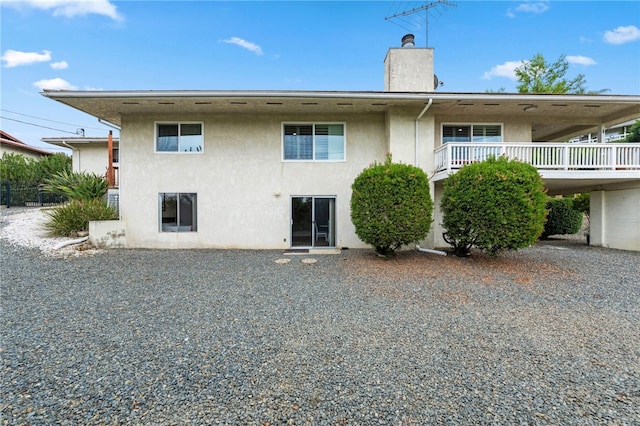 view of back of property