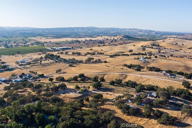 bird's eye view featuring a rural view