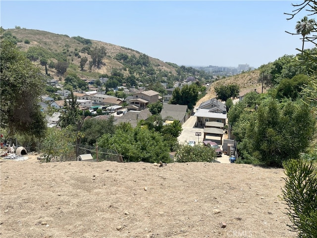 view of mountain feature