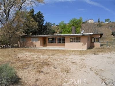 view of single story home