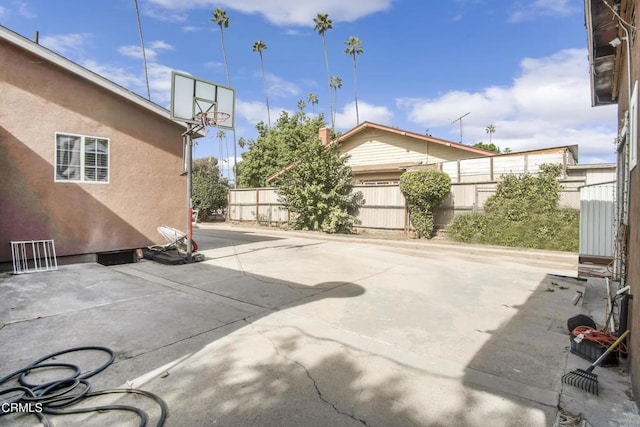 view of basketball court