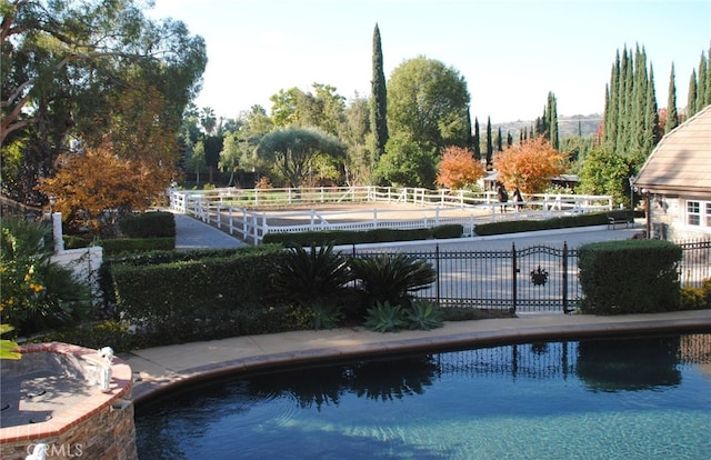2611 Steeplechase Ln, Diamond Bar, CA 91765 - view of pool featuring fence