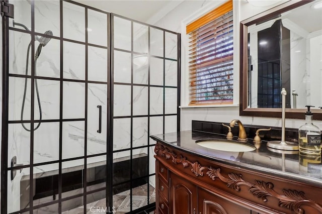 2611 Steeplechase Ln, Diamond Bar, CA 91765 - bathroom featuring a stall shower and vanity