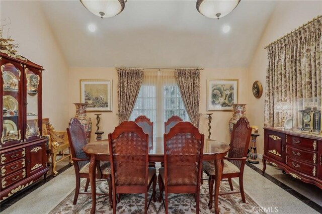 2611 Steeplechase Ln, Diamond Bar, CA 91765 - dining area featuring vaulted ceiling