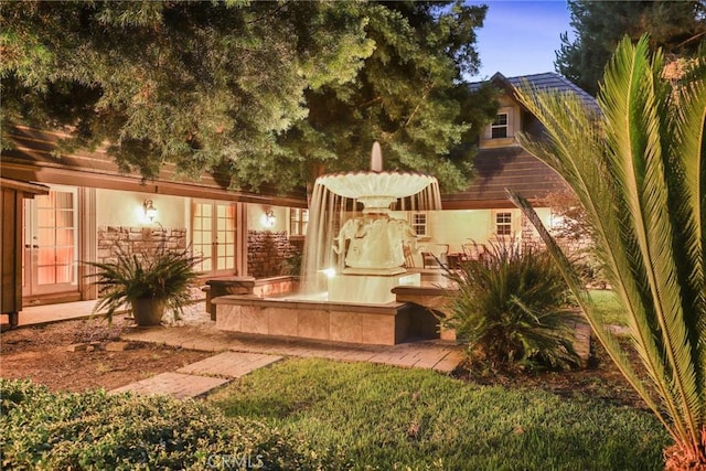 2611 Steeplechase Ln, Diamond Bar, CA 91765 - view of yard featuring french doors