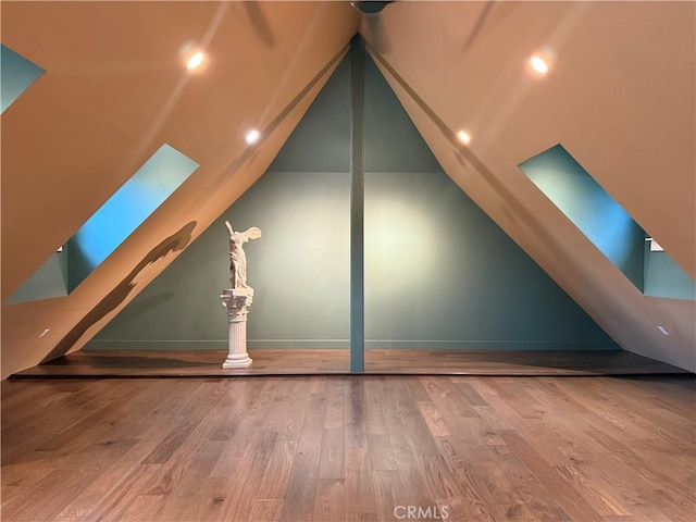 2611 Steeplechase Ln, Diamond Bar, CA 91765 - bonus room with wood finished floors, a skylight, lofted ceiling, and recessed lighting