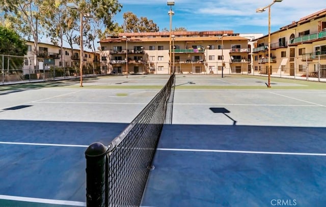 view of sport court