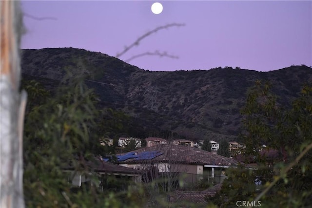 view of mountain feature