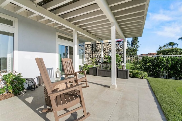 view of patio