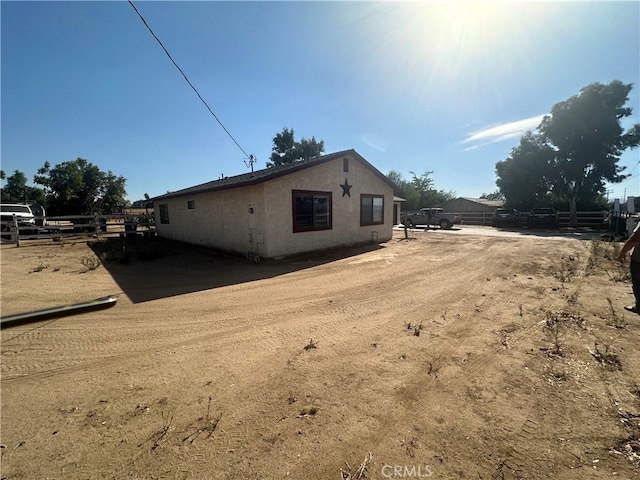 view of back of property