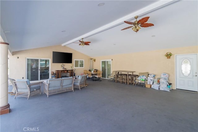 view of patio / terrace with outdoor lounge area