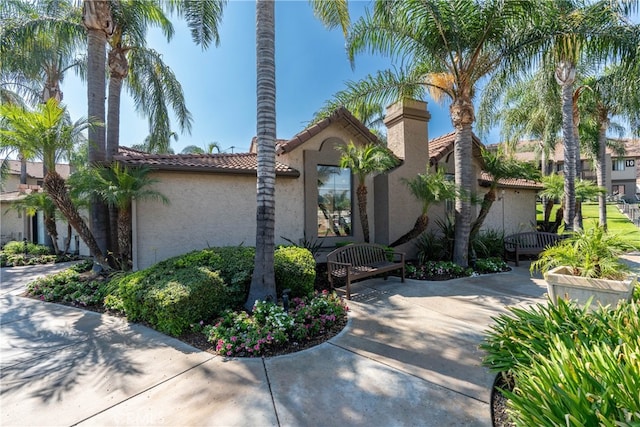 view of mediterranean / spanish house